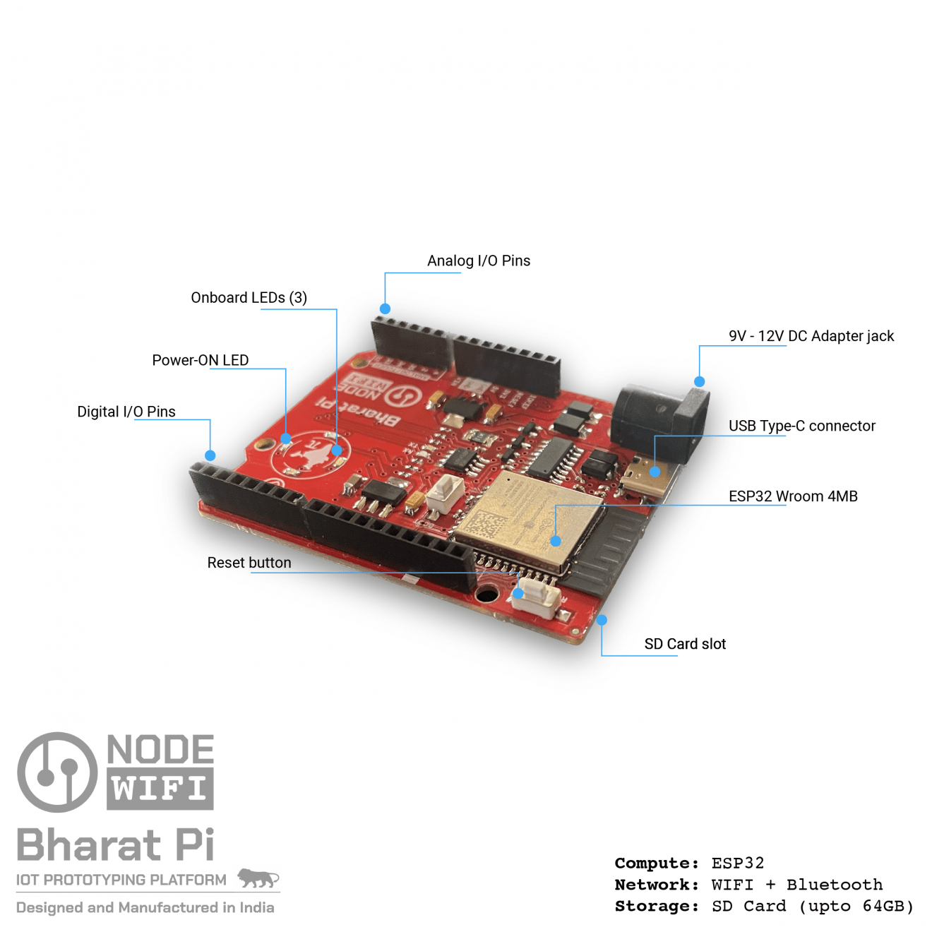 Bharat-Pi-Node-WiFi-IoT-Board